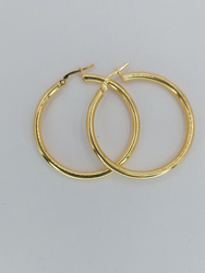 Kolczyki srebrne pr. 925 pozłacane KPS31