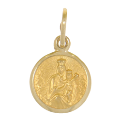 Złoty medalik pr. 585 Szkaplerz M.B. Szkaplerzna ZM142