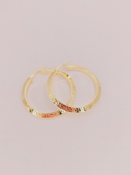 Kolczyki srebrne pr. 925 pozłacane KPS09B