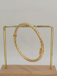 Bransoletka srebrna pr. 925 pozłacana BPS12