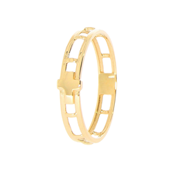 Różaniec złoty na palec obrączka różańcowa dziesiątek ażurowy złoto pr. 585 ZRP05