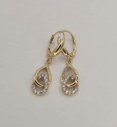 Złote kolczyki pr. 585