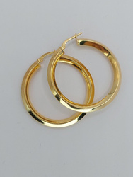 Kolczyki srebrne pr. 925 pozłacane KPS22