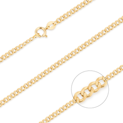 Złoty Łańcuszek pr. 585 Pancerka szer. 2,65 mm ZL020