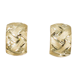 Złote kolczyki pr. 585 bigiel zapięcie angielskie ZA115