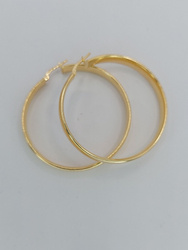 Kolczyki srebrne pr. 925 pozłacane KPS44