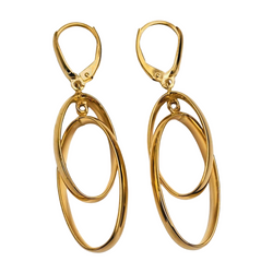 Złote kolczyki pr. 585