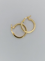 Kolczyki srebrne pr. 925 pozłacane KPS43