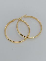 Kolczyki srebrne pr. 925 pozłacane KPS50