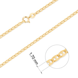 Złoty Łańcuszek pr. 585 Gucci Marina szer. 1,7 mm ZL006