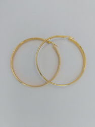 Kolczyki srebrne pr. 925 pozłacane KPS46