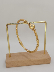 Bransoletka srebrna pr. 925 pozłacana BPS06