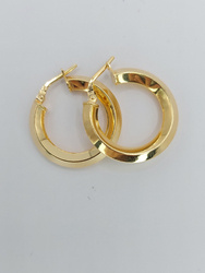 Kolczyki srebrne pr. 925 pozłacane KPS22B