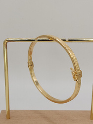 Bransoletka srebrna pr. 925 pozłacana BPS10