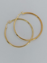 Kolczyki srebrne pr. 925 pozłacane KPS32