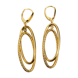 Złote kolczyki pr. 585