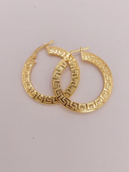 Kolczyki srebrne pr. 925 pozłacane KPS13A