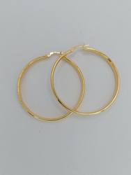 Kolczyki srebrne pr. 925 pozłacane KPS49