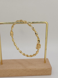 Bransoletka srebrna pr. 925 pozłacana BPS03