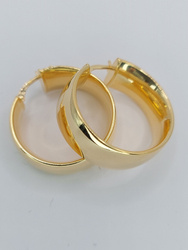 Kolczyki srebrne pr. 925 pozłacane KPS23