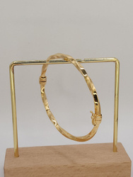 Bransoletka srebrna pr. 925 pozłacana BPS14