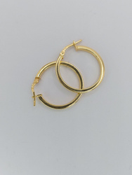 Kolczyki srebrne pr. 925 pozłacane KPS42