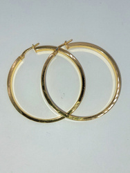 Kolczyki srebrne pr. 925 pozłacane KPS36