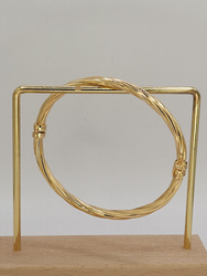 Bransoletka srebrna pr. 925 pozłacana BPS08