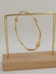 Bransoletka srebrna pr. 925 pozłacana BPS05