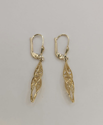 Złote kolczyki pr. 585