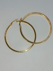 Kolczyki srebrne pr. 925 pozłacane KPS35