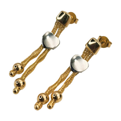 Złote kolczyki pr. 585