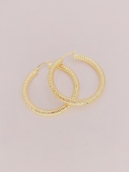 Kolczyki srebrne pr. 925 pozłacane KPS18