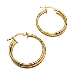 Złote kolczyki pr. 585