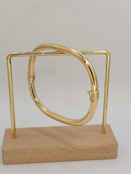 Bransoletka srebrna pr. 925 pozłacana BPS04