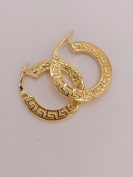 Kolczyki srebrne pr. 925 pozłacane KPS13