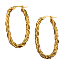 Złote kolczyki pr. 585