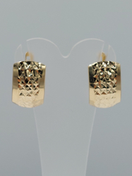 Złote kolczyki pr. 585 bigiel zapięcie angielskie ZA119