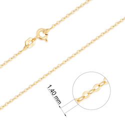 Złoty Łańcuszek pr. 585 Rolo szer. 1,4 mm ZL008